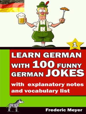 cover image of Learn German with 100 funny German Jokes